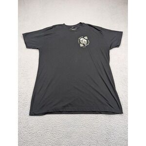 RokFit Shirt Mens 2XL Black Till Death Do Us Lift Skull Graphic Athletic‎ Tee